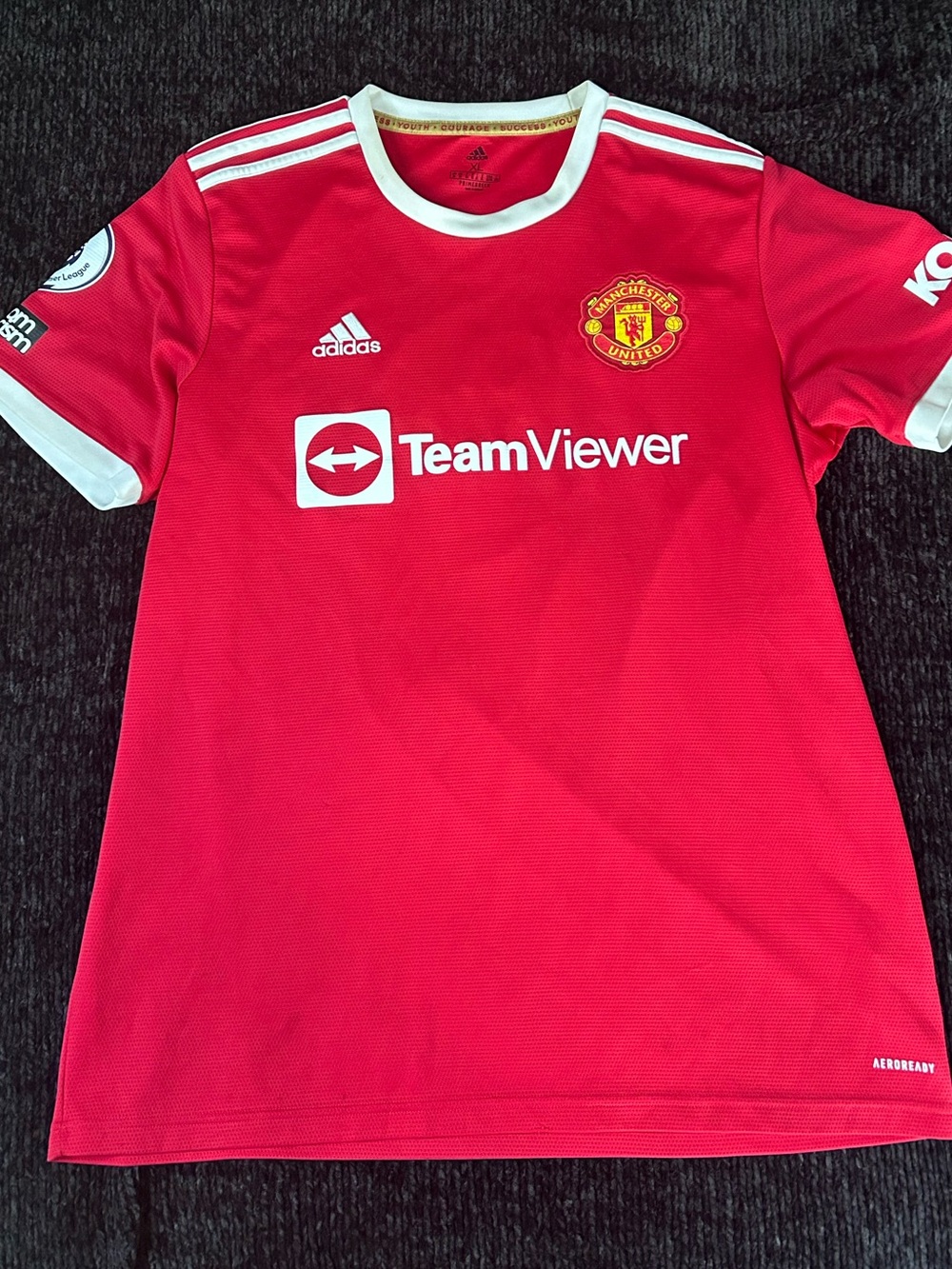 adidas Manchester United 21/22 home jersey Ronaldo #7 premier league patch XL